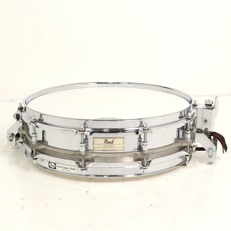 Pearl S-814P Free-Floating Steel 14x3.5" Piccolo Snare Drum (1st Gen) 1985 - 1991 image 1