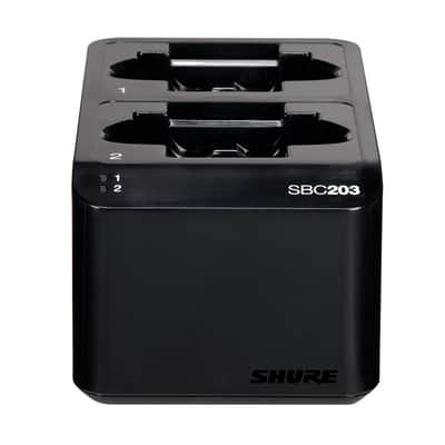 Shure SBC203 Dual-Docking Recharging Station for SB903 Batteries image 1