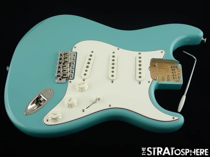 Fender ERIC JOHNSON Strat LOADED BODY USA Nitro Tropical Turquoise $30 OFF image 1