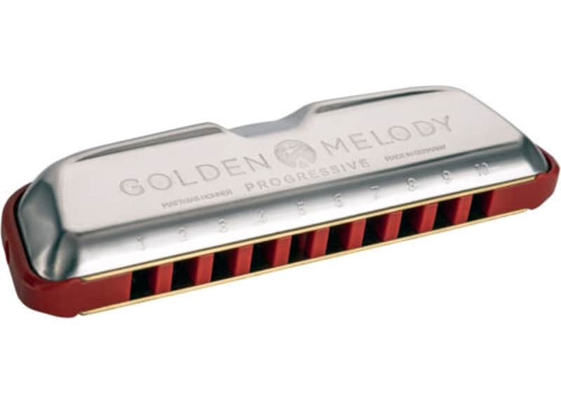 Hohner Golden Melody Progressive Diatonic Harmonica Key of B image 1