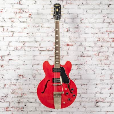 Epiphone - Joe Bonamassa 1962 ES-335 - Semi Hollow Guitar - Sixties Cherry - w/OHSC - x4822 - USED image 4
