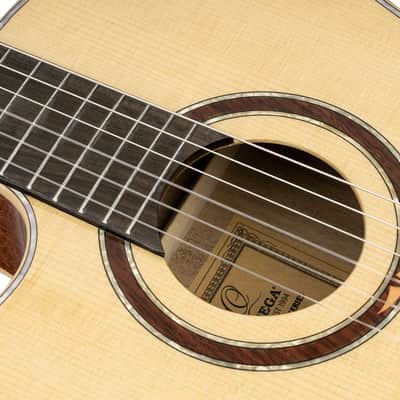 Ortega RCE138-T4-L Performer Series Solid Spruce Top Mahogany Neck Cutaway Nylon 6-String Classical Acoustic-Electric Guitar w/Gig Bag For Left Hand Player image 10