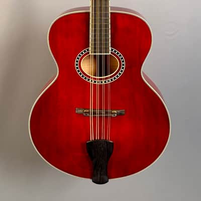 Eastman MDC804 Mandocello Oval Hole - Classic Red image 2
