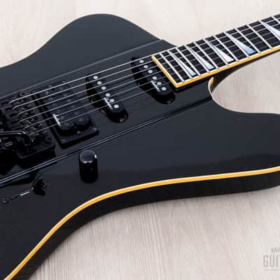 1990 Grover Jackson Fire Bird Metallic Black HSS Neck Through