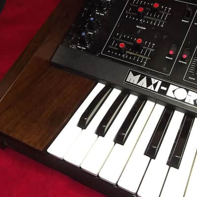 Korg / Univox Maxi Korg, K3, DV-800 Walnut Replacement wood sides & front image 8