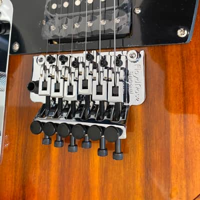 Sawtooth Michael Angelo Batio Double-Guitar with Floyd Rose 2021 Sunburst image 6