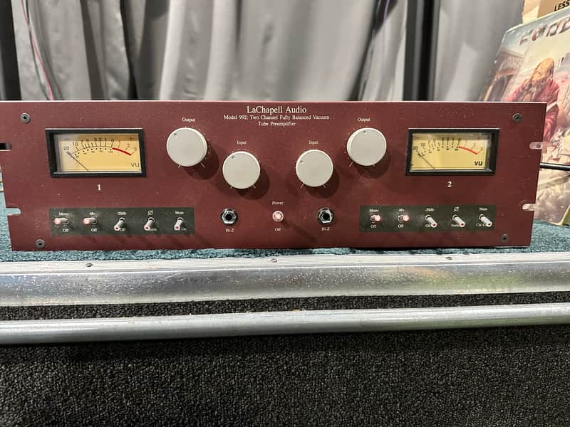 LaChapell Audio 992EG 2-Channel Tube Mic Preamp with Extended Gain 2010s - Red image 1
