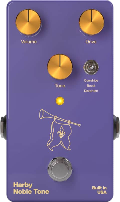 Harby Noble Tone Overdrive Effects Pedal image 1