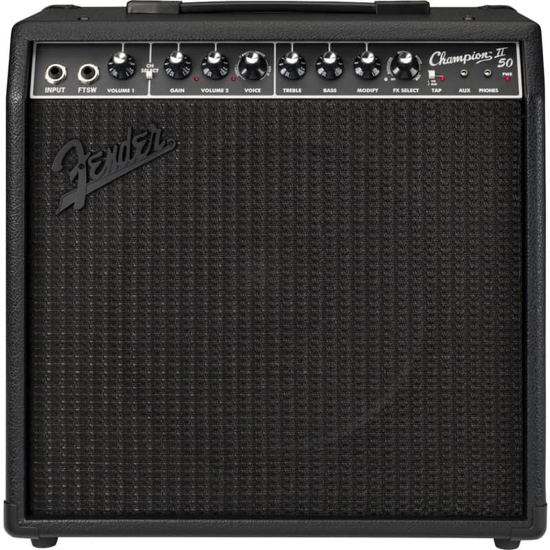 Fender Champion II 50-watt 1 x 12-inch Combo Amplifier - Blackout image 1