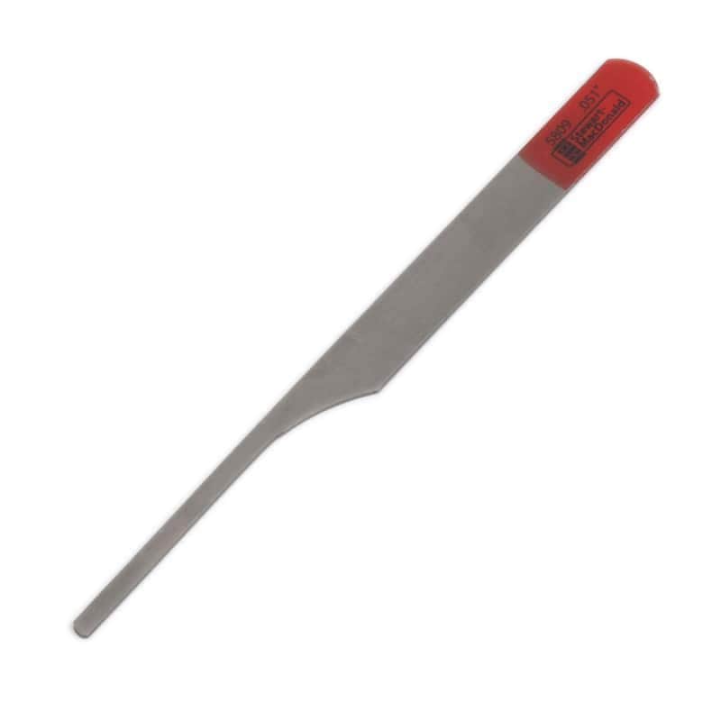 StewMac Bridge Pin Hole Slotting Saws & Files, File, .051" (1.3mm) image 1