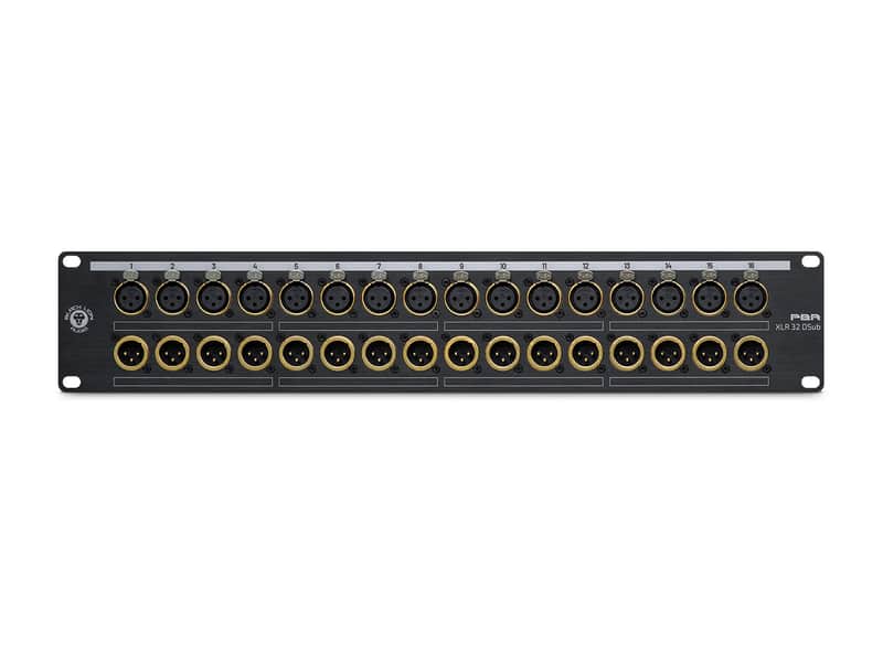 Black Lion Audio PBR XLR 32 DSub 32-Point XLR/DB25 Patchbay image 1