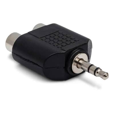 Hosa GRM-193 adaptor - Dual RCA to 3.5 mm TRS image 4