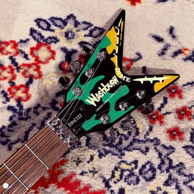 2003 Washburn Dimebag Darrel Signature Trendkill 333 - Limited Edition Autographed By Dimebag w/ OHSC And Warranty Papers image 5