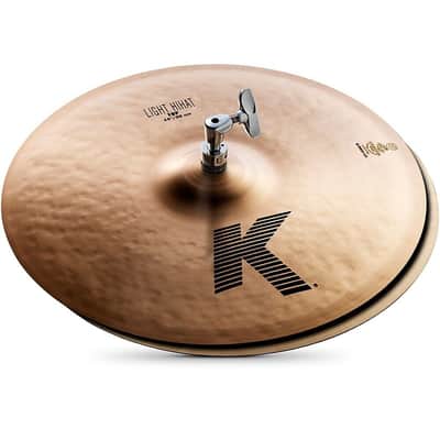 Zildjian 15" K Light Hi-Hat Cymbals - MINT ! imagen 1