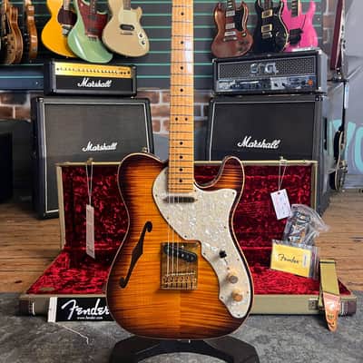 Fender Select Telecaster Thinline 2013 Violin Burst Semi-Hollow Electric Guitar image 1