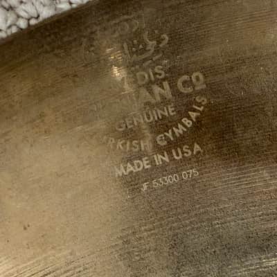 Late 90’s Zildjian 22" A Custom Ping Ride image 4