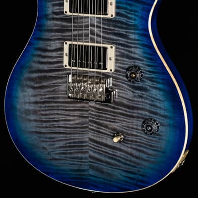 PRS CE 24 Willcutt Exclusive Run Faded Gray Black Blue Burst w/ Blue Back (073) image 1