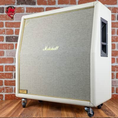 Marshall 1959SLP 35th Anniversary MK II Reissue 2-Channel 100-Watt Guitar Amp Head 1997 White w/ Matching 1960AX 4x12 Cabinet image 11