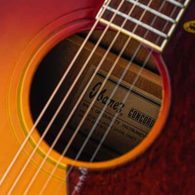 Ibanez Concord 684 Cherry Sunburst 1975 image 11