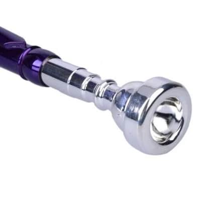 New Purple Student School Band Bb Trumpet W/ Case Gift for Beginner image 3
