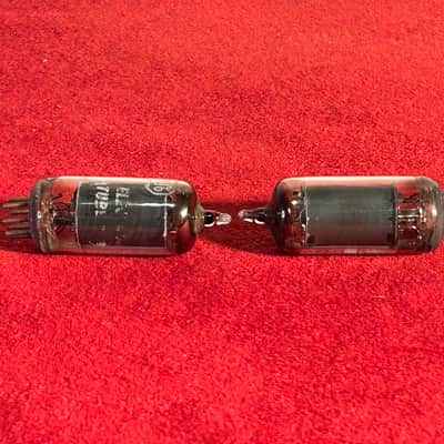 RCA 6AU6 Matching Pair Radio Electron Amplifier Vacuum Tubes [listing 2] image 3
