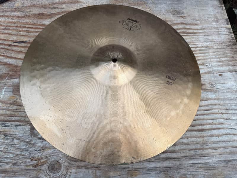 Paiste 20" 404 "Brown Label" Ride Cymbal 2058 grams image 1