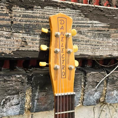 1965 Danelectro 5015 Convertible - Hollowbody Electric Acoustic Guitar - White image 3