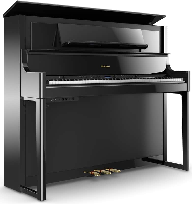Roland LX-708 88-Key Digital Upright Piano 2018 - Present - Polished Ebony image 1