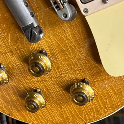 2026 Gibson 1959 Les Paul Standard Chambered Antique Natural Heavy Aged Murphy Lab image 15