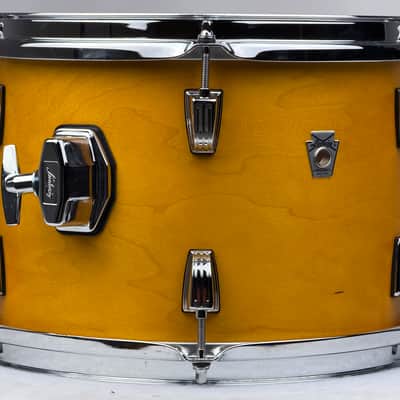 Ludwig USA 20/12/14" Neusonic Downbeat Outfit - VIDEO Satin Golden Slumbers w/ Maxwell Ludwig Rail image 12