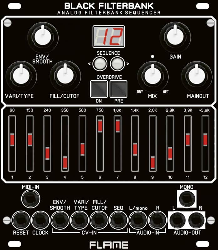FLAME BLACK FILTERBANK : BRAND NEW :  [DETROIT MODULAR] image 1