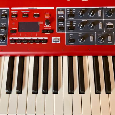 Nord Piano 6 73-Note Weighted Hammer Action Piano With Split / Layering & NP3 Pedal - Red image 3