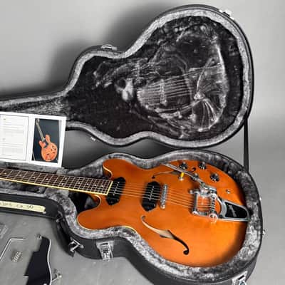 Stanford CR Thinline 30 VB 2,8 kg P90 Bigsby Tremolo inkl. original Koffer imagen 14