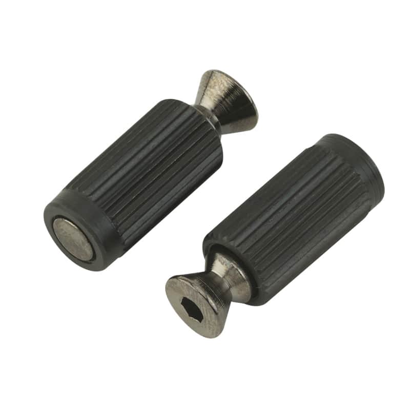 Authentic Floyd Rose Original Bridge Mounting Studs and Inserts - Black Nickel image 1