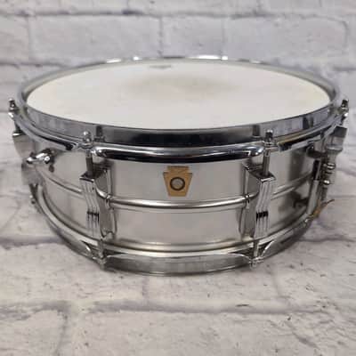 Ludwig Acrolite No 404 5x14" 8-Lug Aluminum | Keystone Badge 1967 | Lever Tone Control w/1960's Blue Case image 1