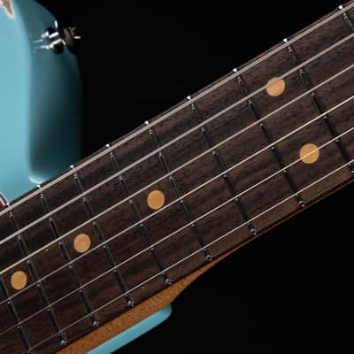 2024 - Suhr Eddie's Guitars Exclusive Roasted Classic T Antique - Daphne Blue image 9