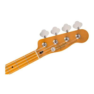 Squier Classic Vibe Telecaster Bass with Maple Fingerboard and Black Pickguard (Mocha) image 4