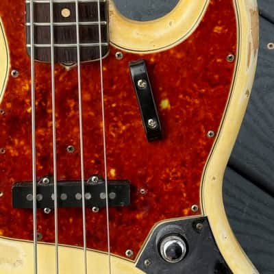 Fender Jazz Bass  1960 - ultra rare & original Stack Knob in an Olympic White Custom Color ! image 16