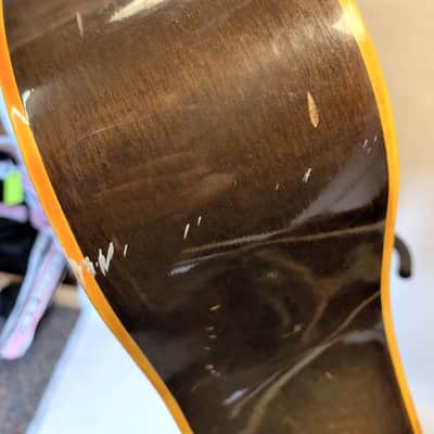 Lyle W465 Acoustic Guitar - Natural image 9