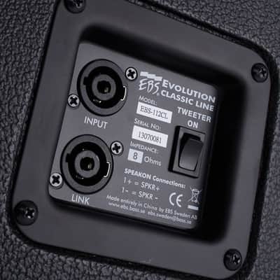 EBS Classic Line 112-CL Cabinet (250 W RMS, 1x12“ + 2“ Horn) black image 4