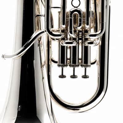 Yamaha YEP-641 Professional Bb Euphonium in Silver Plate SN 101656 image 8