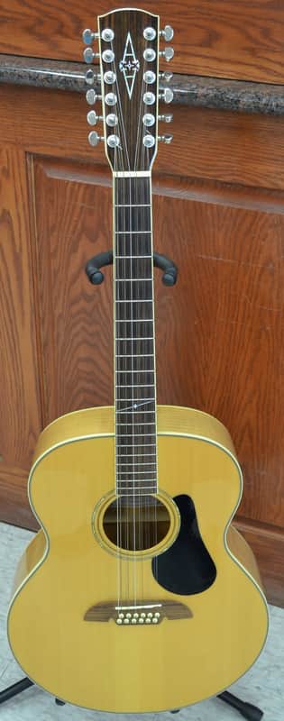 Alvarez AJ60S12 Artist Series Jumbo 12-String Acoustic Guitar NICE image 1