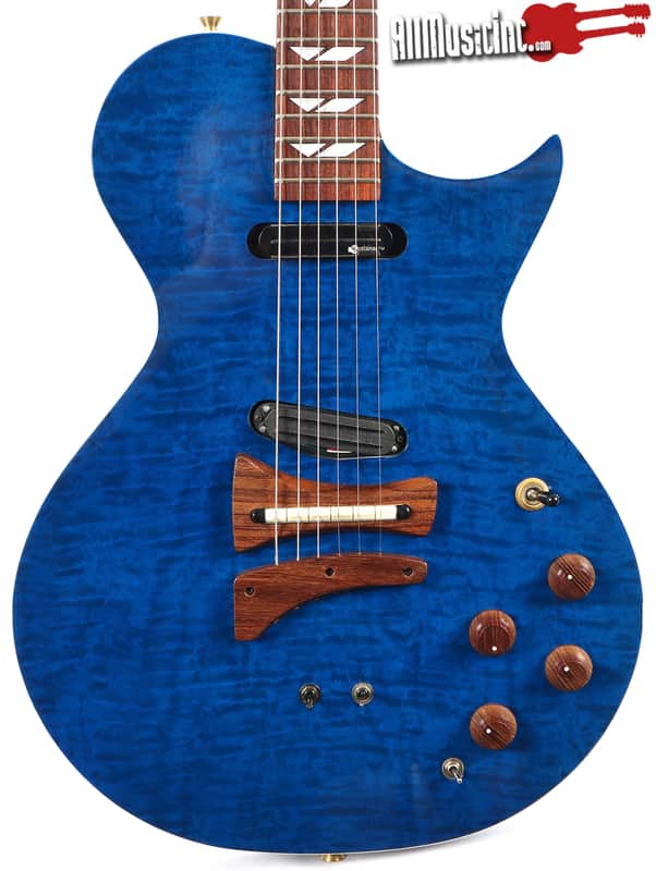 Fernandes LSA50 LSA65 Monterey Magnacoustic Sustainer Trans Blue