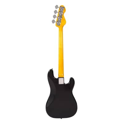 Vintage ReIssued Series V4 Bass Left Handed - Boulevard Black - Open Box image 8