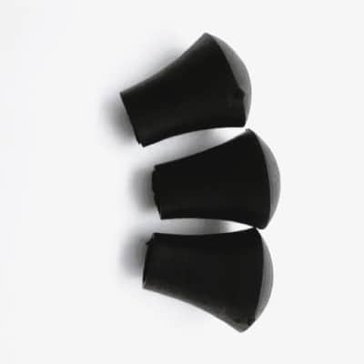 Vintage Style Rubber Floor Tom Leg Tips, Fits 60s/70s Ludwig, Slingerland, Rogers, WFL 3/8" or 9.5mm image 1