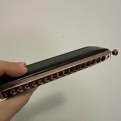 Hering SHG Hering Chromatic 64 Antique Gold Harmonica — Model 5264C 2023 image 6