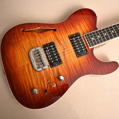 G&L ASAT Deluxe Semihollow with Birdseye Maple Neck - Tobacco Sunburst (2000) image 1