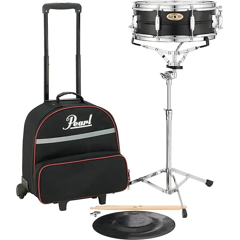Pearl SK910C 14x5.5" Educational / Student Snare Drum Kit with Rolling Case image 1