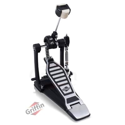 GRIFFIN 6 Piece Drum Hardware Pack (Percussion TiltPro X Edition) – Full Stand Kit with Snare, Hi-Hat, Cymbal Boom, Kick Pedal & Throne for Gigs or Studio image 3