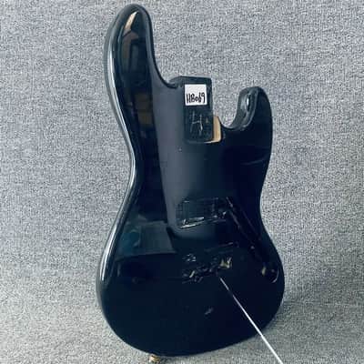 Black 4 String Jazz Bass Style Basswood Body image 7
